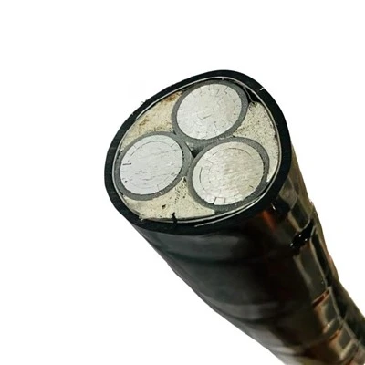 YJLHV 22 25 مم 4 موصل من سبائك الألومنيوم الأساسية XLPE معزول بغمد PVC كبل مدرع بجهد منخفض 1.8 / 3KV
