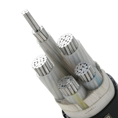 YJLV 0.6/1kv 4c XLPE كابل غمد PVC المعزول