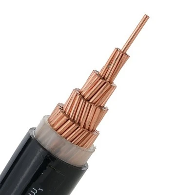YJV 0.6 / 1KV النحاس الأساسية XLPE معزول 400mm² كابل توصيل الطاقة الجهد المنخفض البناء الصناعي التعدين