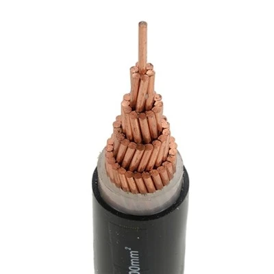 YJV كبل الجهد المنخفض من النحاس والألمنيوم KV XLPE المعزول PVC كبل ABC أحادي النواة
